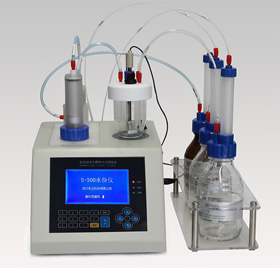 采用S-300卡尔费休水分测定仪直接进样测定乙酸铵中的含水量